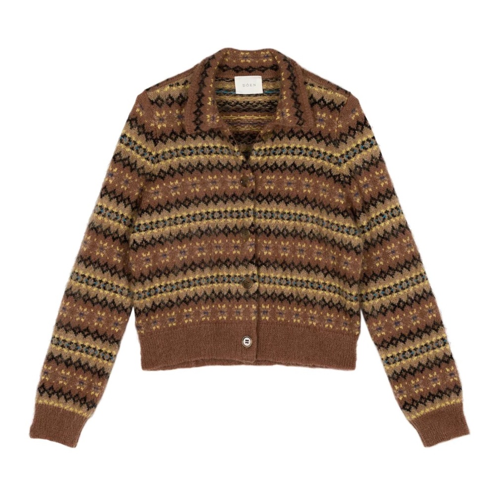 DOEN ‘50s-inspired Natia Cardigan— Size Small. NWT.